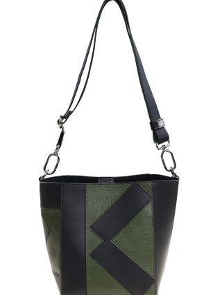 Зелёная сумка KENZO: фото - Invogue